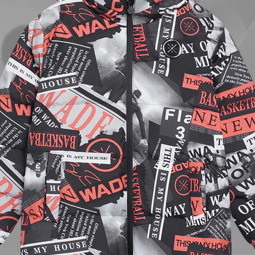 Lining/李宁正品男大童加厚保暖连帽宽松冬季鸭绒运动服YYMS081 - 图2