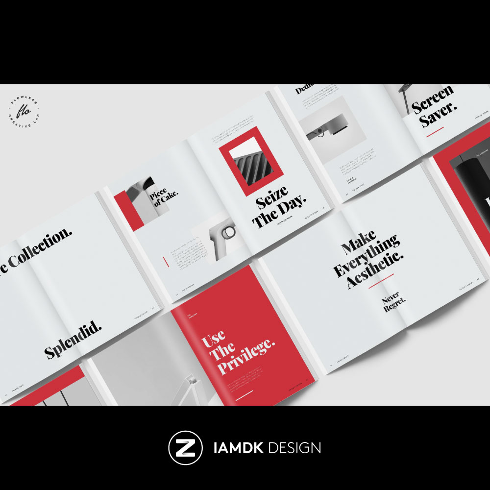 Spaces Product Design时尚空间设计作品集目录画册INDD模板素材-图3