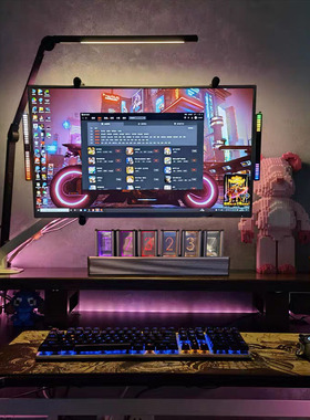 rgb辉光管时钟电子创意桌面摆件