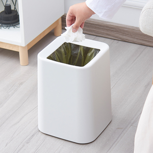 欧式简约家用双层垃圾桶