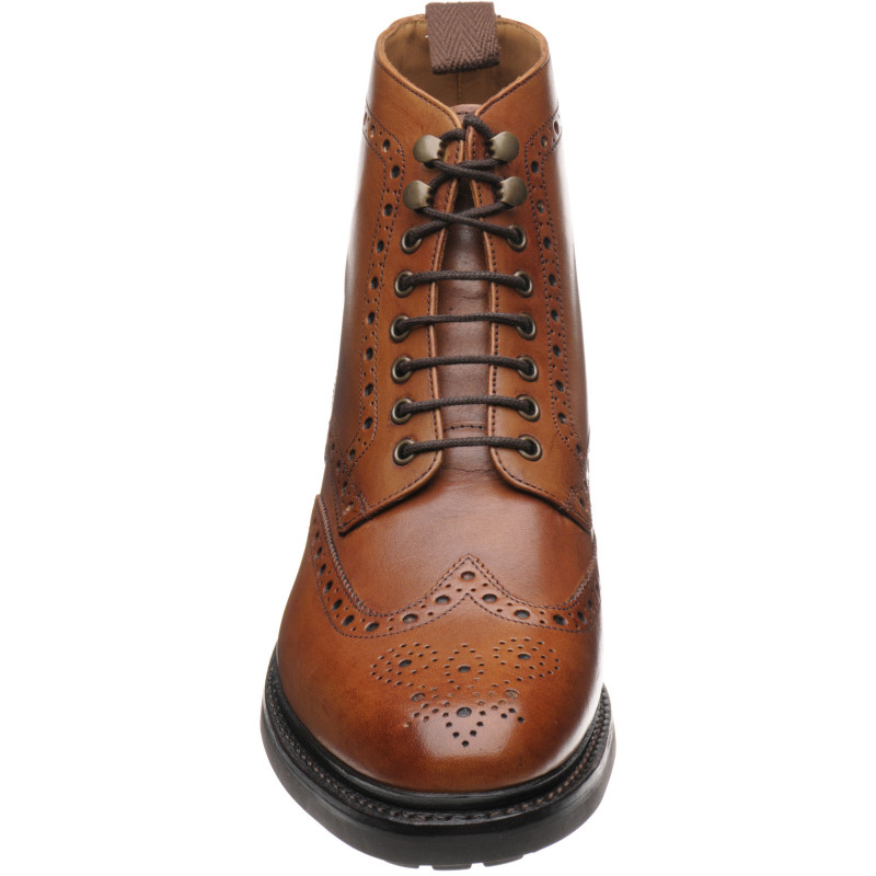 Herring商务男士马丁靴Ambleside rubber-soled brogue boots代购