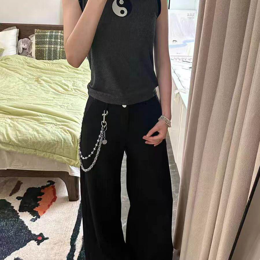 CGYYDS 24ss 青春版 先锋简约双层夹珠手工裤链 官方首发原创设计