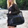Beach bag storage bag swimming large capacity mesh bag washing