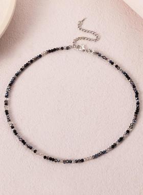 Colorful necklace for women欧美跨境新女短款颈炼 炼 彩色米珠