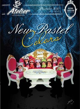 水晶公仔项链吊坠日韩风首饰品