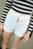 Quần short nữ mùa hè có thể mặc quần skinny bó sát cạp cao để tránh ánh sáng size lớn 2019 mới - Quần tây thường