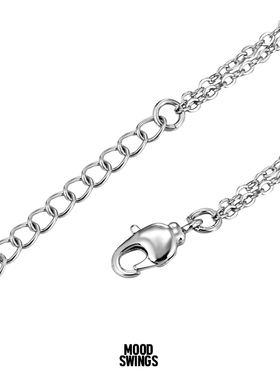 情绪波动欧美辣妹锆石满钻牌手链