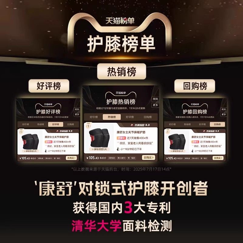 半月板损伤专用护膝关节保暖积液髌骨运动防护中老人专用男女士冬,淘宝优惠券,粉丝福利购,淘宝优惠卷