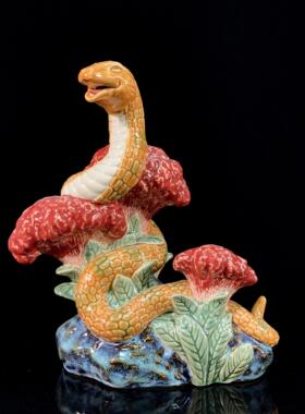 可爱卡通蛇摆件吉祥物十二生肖