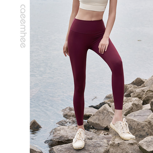 卡益瑜伽裤女高腰提臀专业高端时尚外穿九分运动服普拉提健身裤春 - 图0