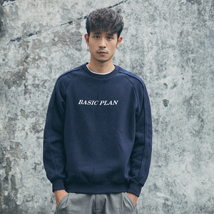 日系印花加绒加厚卫衣