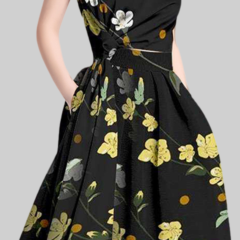 清仓印花套装女2025年夏季新款优雅印花短袖上衣半身裙气质两件套,淘宝优惠券,粉丝福利购,淘宝优惠卷