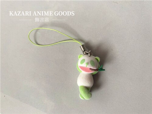 麒麟GAKKI十六生茶食玩熊猫日本动漫周边可爱卡通挂件手机绳散货 - 图0