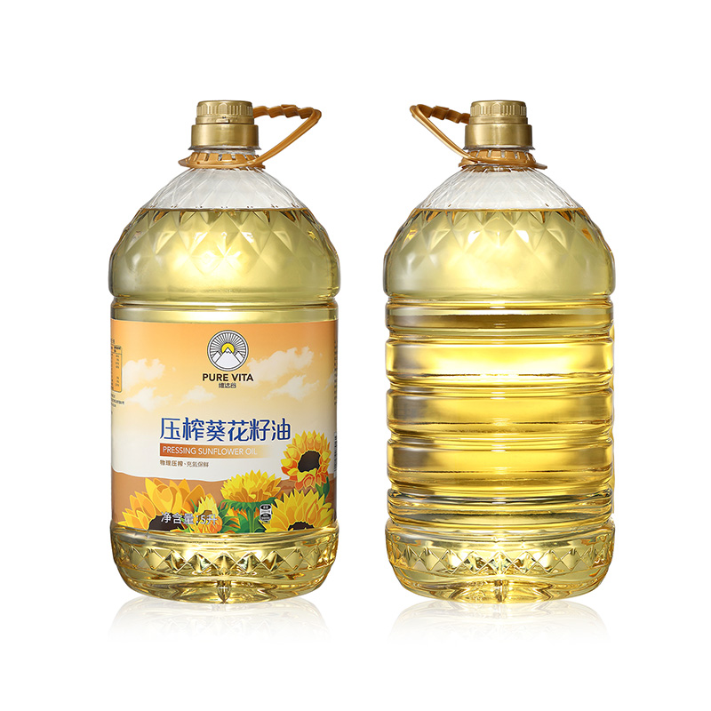 ALDI奥乐齐维达谷葵花籽油5L 物理压榨家用桶装食用油5升 - 图3