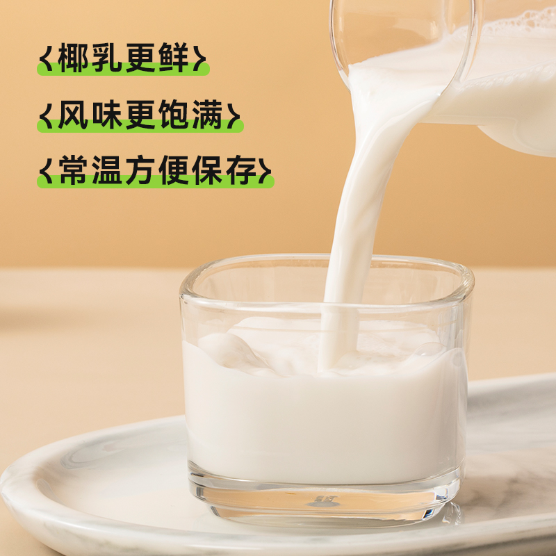 肇泉厚椰乳生椰拿铁常温鲜椰浆椰汁生椰奶咖啡烘培奶茶店专用椰汁 - 图0