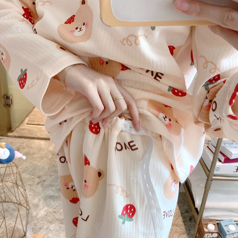 产后哺乳期月子服三件套出院服睡衣 维雨服饰家居服套装