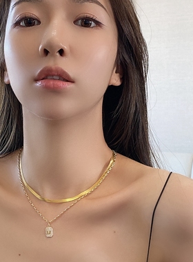 日韩Innosense金属蛇骨链女
