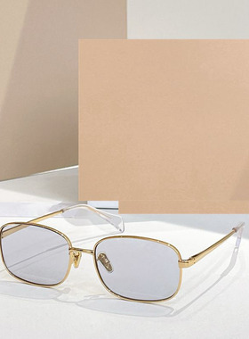 金属方形遮阳太阳镜男女款网红风