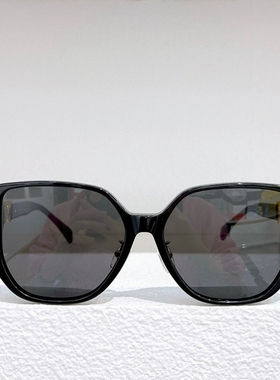 2023板材多边形框太阳眼镜女4449时尚遮阳墨镜男防紫外线浅粉色黑