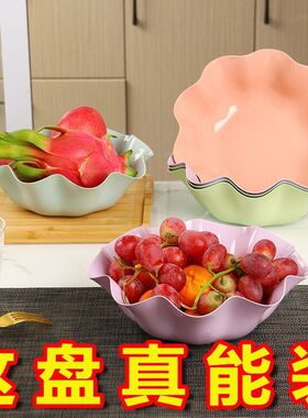 水果盘客厅糖果盘沥水果盘