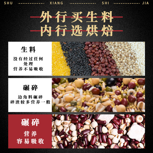 1000g炒熟薏米赤小豆茶芡实茯苓低温烘焙泡水茶红豆薏仁米粉 - 图0