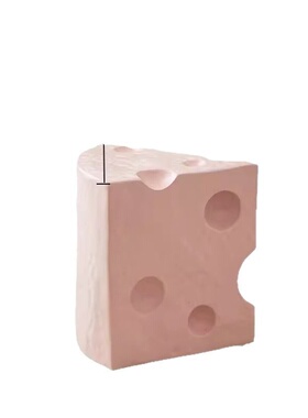 潮流家居奶酪芝士凳子家用门口换鞋凳网红创意客厅装饰品沙发摆件