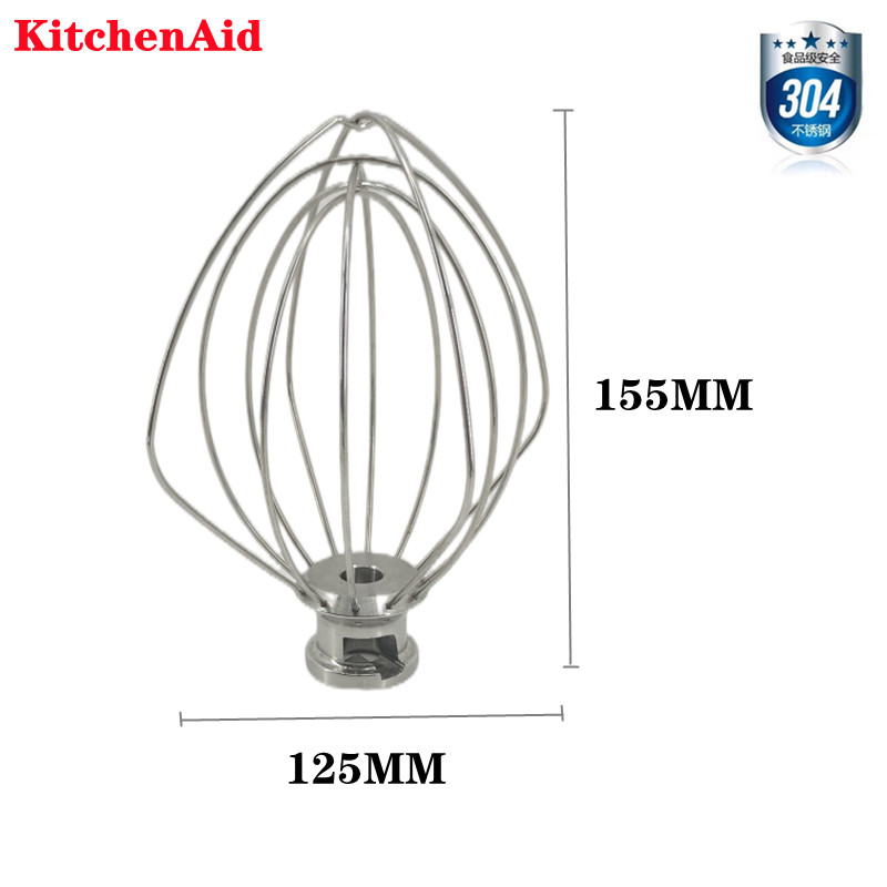 美国KitchenAid 4.5QT不锈钢打蛋球5KSM150球5KSM165球5KSM125球-图0