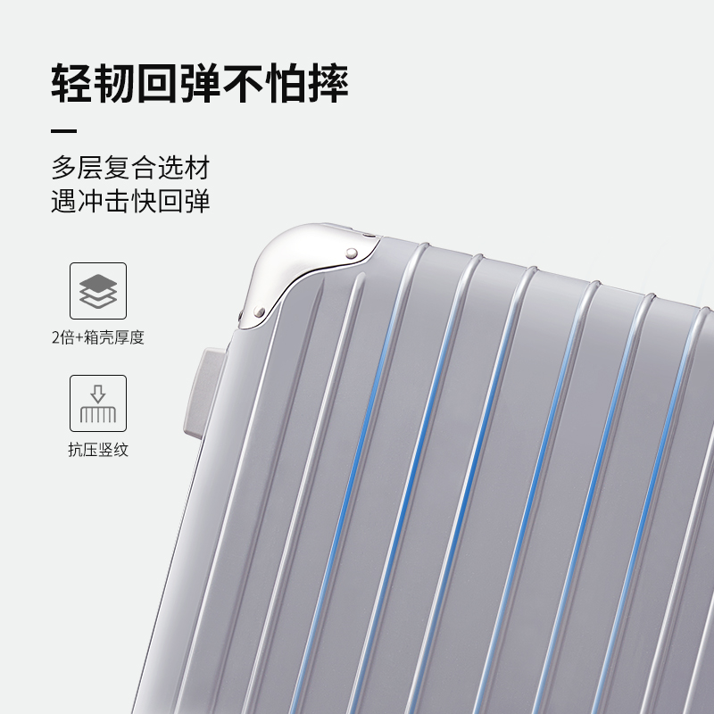 爱华仕行李箱女20寸拉杆登机箱结实耐用密码箱大容量旅行皮箱男24 - 图1