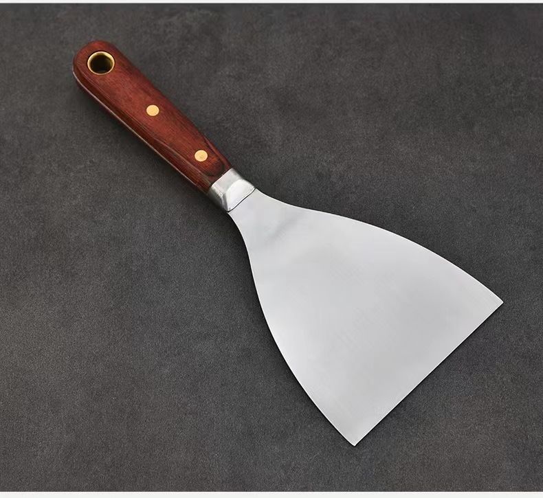 加厚不锈钢油灰刀铲刀加厚铲子墙面腻子刀刮刀一体腻刀清洁刀专用