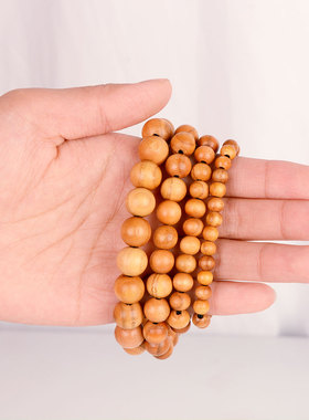 桃木男女款佛珠手链饰品