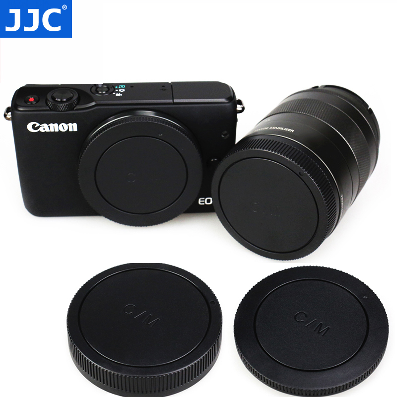 JJC 适用佳能微单相机EOS M50II M6II M50 M3 M10 M5 M6 M100 M200机身盖EF-M 18-55 15-45mm 18-150镜头后盖 - 图1