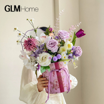 New Chinese Qipao Hug Hug Bucket Emulation Flower Furnishing Living-room Fake Flowers Decoration Flowers 7 New Years Eve Birthday Gifts