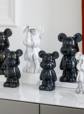 创意网红暴力熊摆件轻奢家居