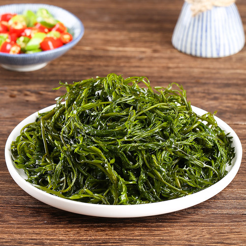 鞭炮笋新鲜海藻盐渍马尾藻海草长寿菜羊栖菜海带海菜火锅食材商用 - 图3
