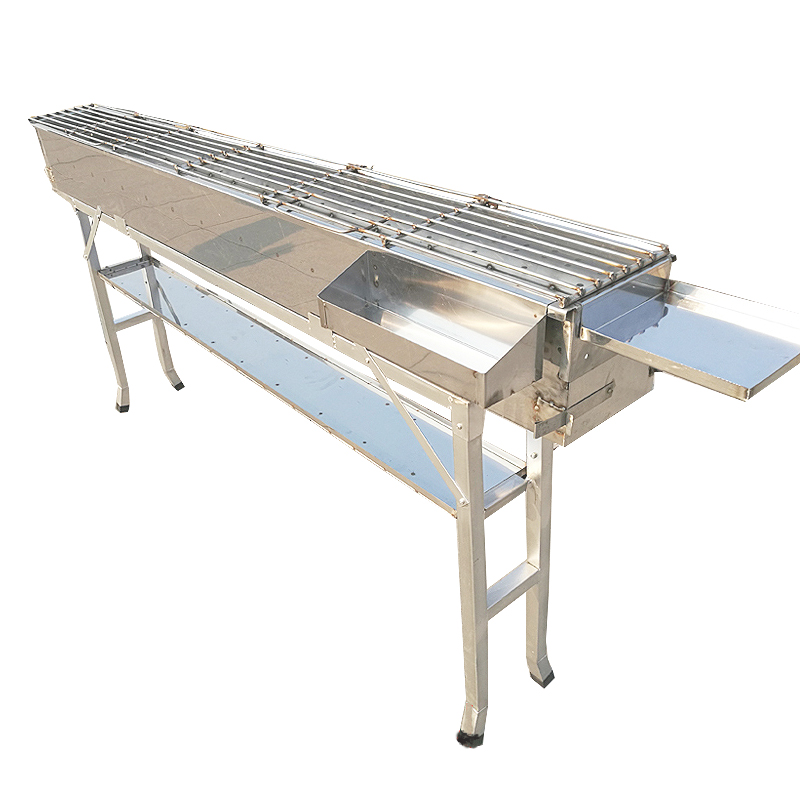 加厚商用不锈钢烧烤炉子摆摊大排档夜市加长烤架长1.8米烤箱全套
