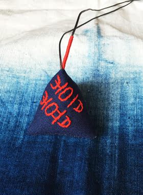 原创香囊手工刺绣古风项链定制