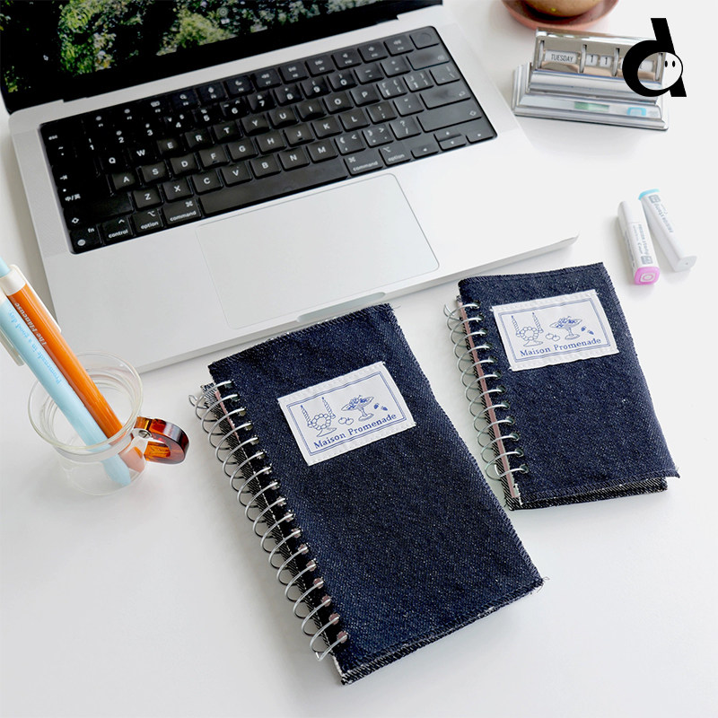 duye度也 maison promenade手帐线圈本蓝色牛仔系列A6A7复古内页,淘宝优惠券,粉丝福利购,淘宝优惠卷