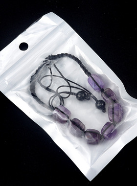 天然水晶石编织种材质手链