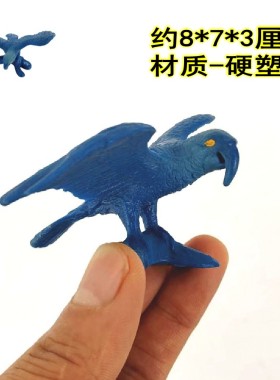 仿真金刚鹦鹉摆件模型认知飞禽