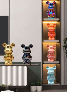 暴力熊陶瓷新家电视柜装饰套装