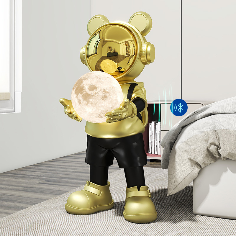 太空人灯宇航员客厅大型落地摆件新居电视柜沙发旁装饰品轻奢高档 - 图2