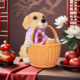 Golden Retriever Dog Ornaments for Entrance Entrance Ornaments for Storage Ornaments for Entrance Entrance