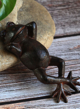 铁艺花园青蛙可爱装饰品