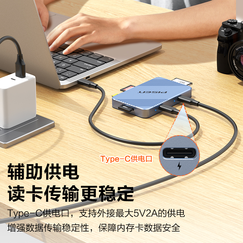 品胜cfexpress读卡器CFE type-B cfb cfa SD卡佳能R5C尼康z6z7z8z9索尼FX3/FX6a7m4a7s3适用天硕索尼大鲸鱼 - 图1