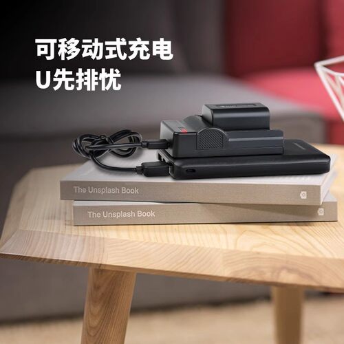 FV90充电器适用索尼FV100 FV70 FH70 FV50 FH60 CX680摄像机座充VG30 PJ610E 610E AX40 AX60 AX100e CX450 - 图0
