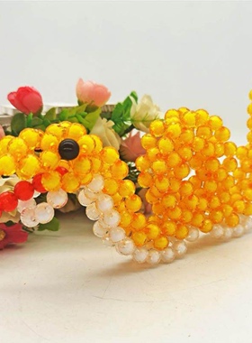 串珠生肖蛇生日礼物摆件成品