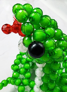 串珠生肖蛇生日礼物摆件成品