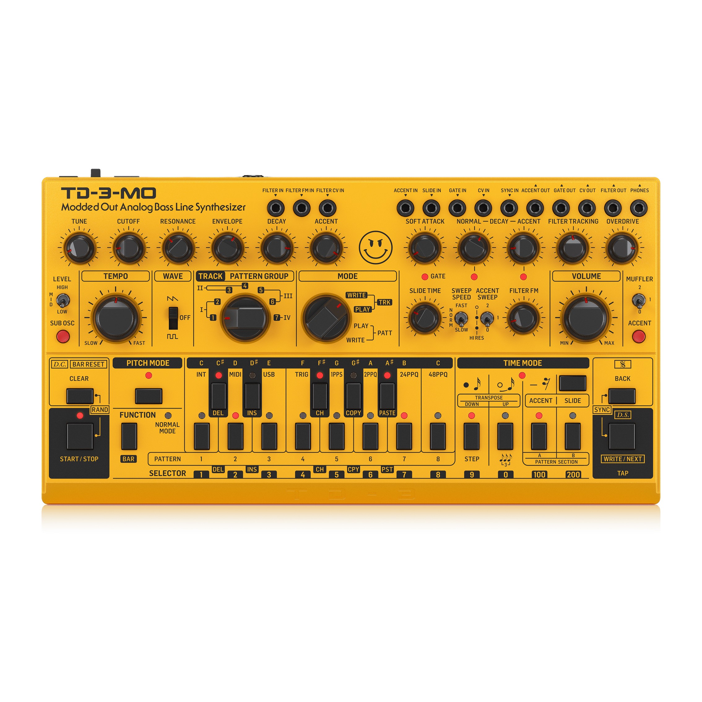 BEHRINGER/百灵达 TD-3-MO-AM 模拟合成器带MIDI音序器次谐波振荡 - 图0