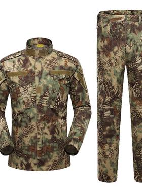 策马二代套服男长袖美式迷彩户外训练套装耐磨战术服跨境厂家