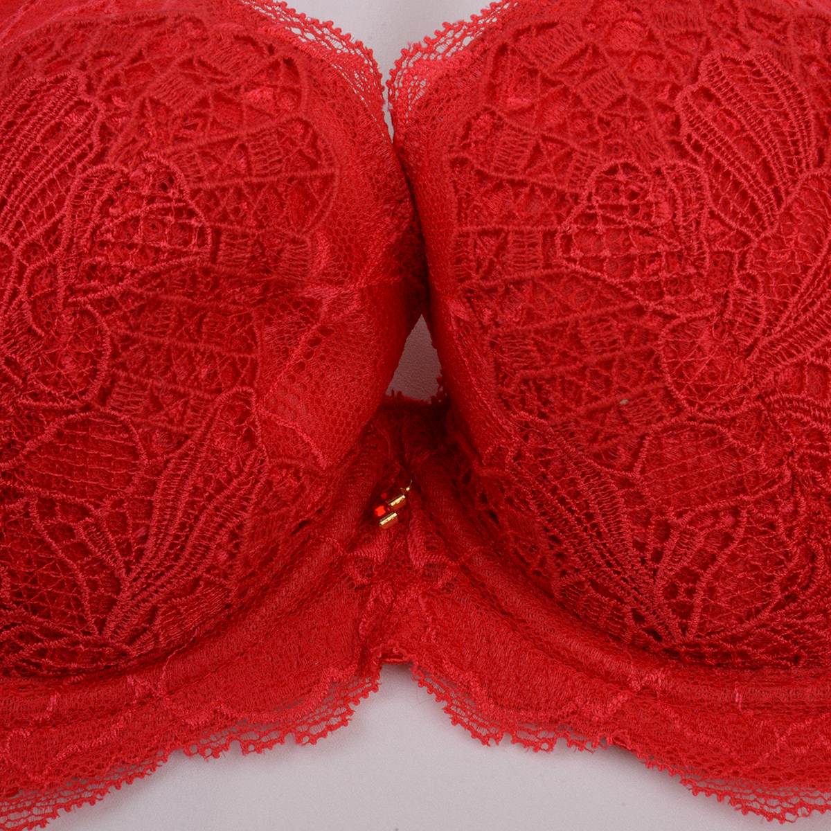 华歌尔Wacoa 薄款蕾丝圆润聚拢提升文胸罩内衣女 WB3273 - 图1